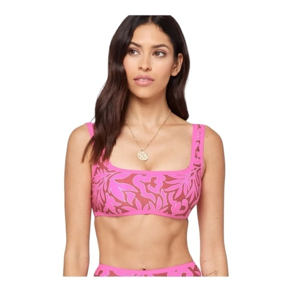 L*Space Ace Bikini Top in Tiki Tiki NWOT - Picture 5 of 5